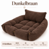 3in1 Hundekissen Hundematte verstellbar waschbar leicht 4 Größen 6 Farben - Thumbnail Image 8