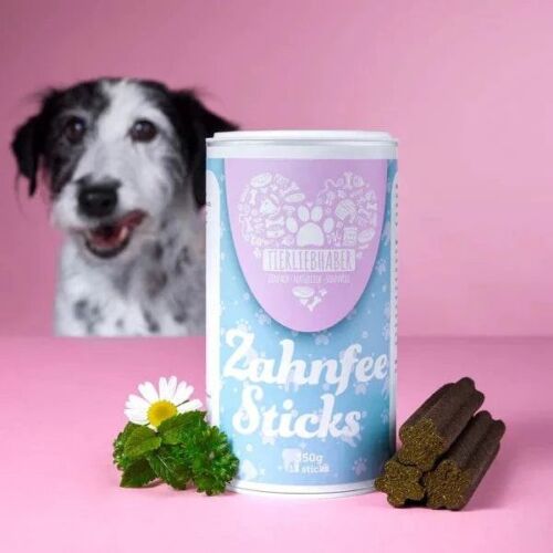 Zahnfee Sticks for dogs, natural dental care by Tierliebhaber, 100% natural ingredients.