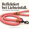 Reflektionsleine© mit Handschlaufe und veganem Leder in 4 Farben und Varianten - Thumbnail Image 4