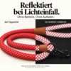 Reflektionsleine© mit Handschlaufe und veganem Leder in 4 Farben und Varianten - Thumbnail Image 2