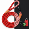 rot-mit-karabiner-kotbeutelspender