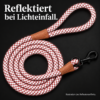 Reflektionsleine© mit Handschlaufe und veganem Leder in 4 Farben und Varianten - Thumbnail Image 13