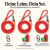 Reflektionsleine© mit Handschlaufe und veganem Leder in 4 Farben und Varianten - Thumbnail Image 9