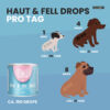 Haut & Fell Drops für Hunde – Nährstoffreiche Belohnung für glänzendes Fell und starke Krallen.